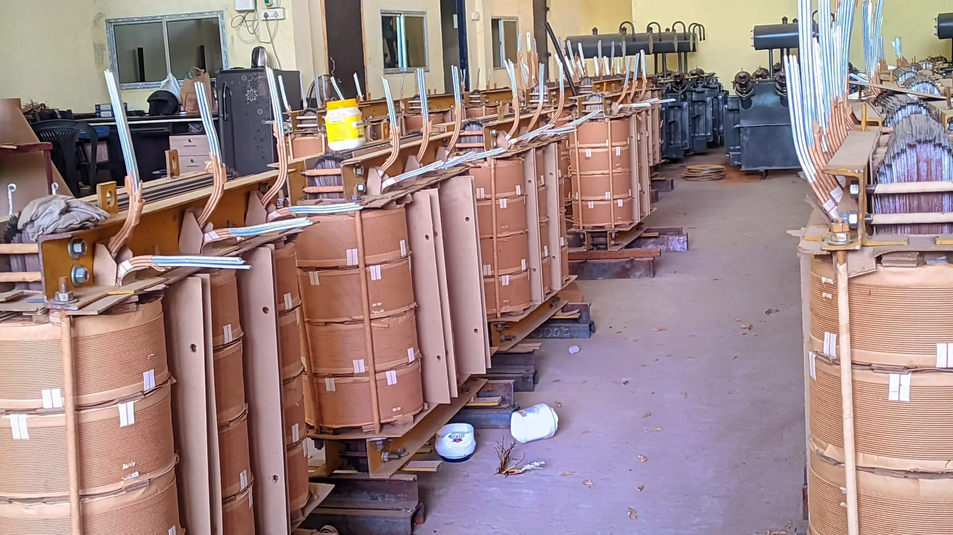 Transformers manufacturing in progress