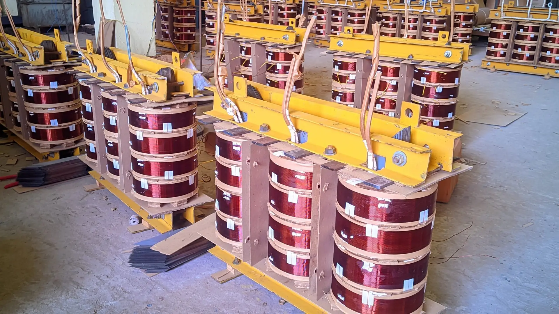 Transformers coil in process